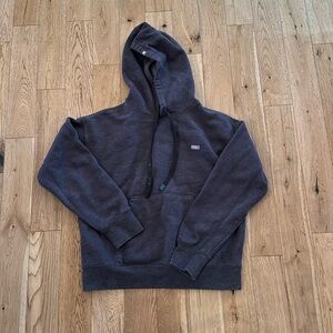 Figs size small. Deep charcoal, sweatshirt